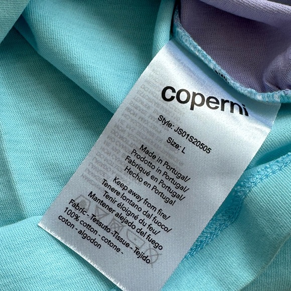 COPERNI BLUE AND PURPLE PATCHWORK SHIRT - Picture 4 of 4